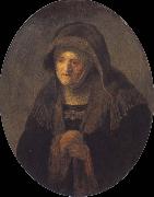 REMBRANDT Harmenszoon van Rijn The artist-s mother as the prophetess Hannah painting